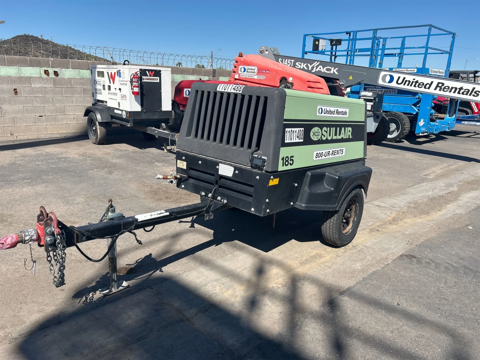 2019 Sullair 185DPQ-KU-T3
