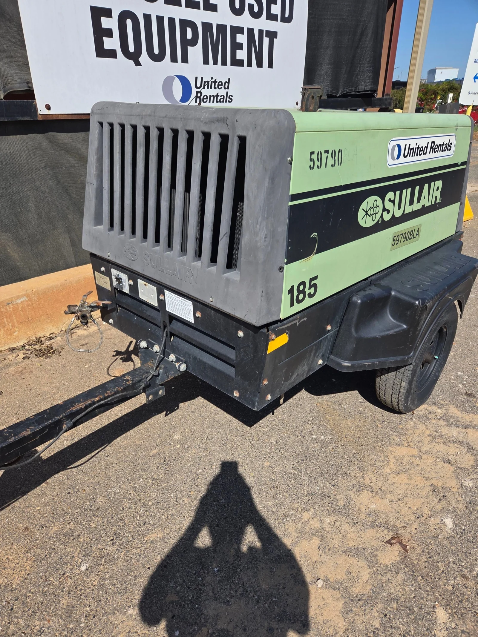 2018 Sullair 185DPQ-KU-T3
