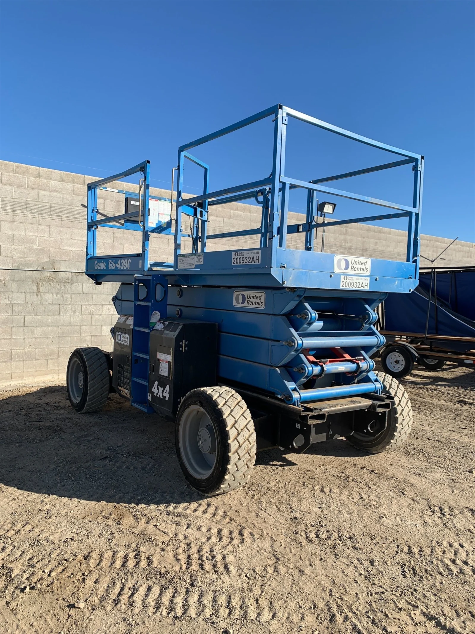 2017 Genie GS-4390 RT Rough Terrain