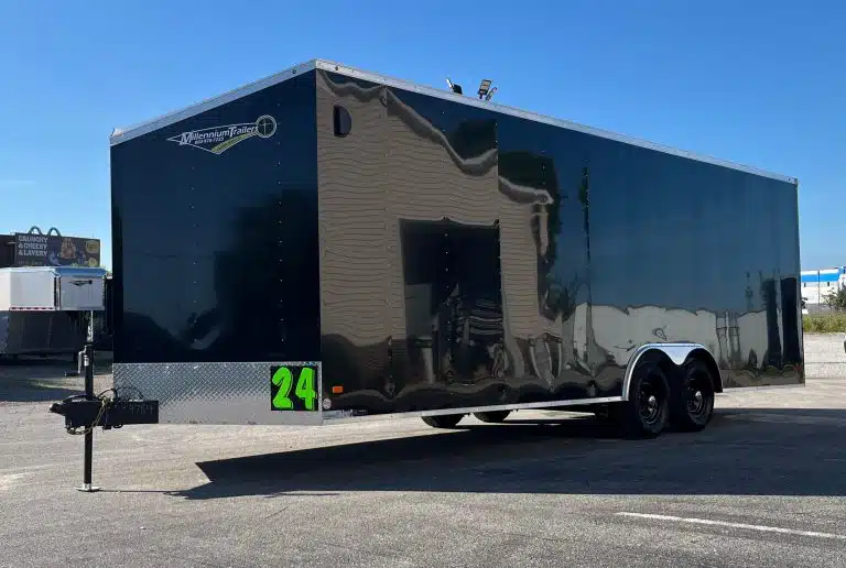 Enclosed Car Hauler 2026 24ft. Hero w/Heavy Duty Ramp Door & 7ft. Interior 0940