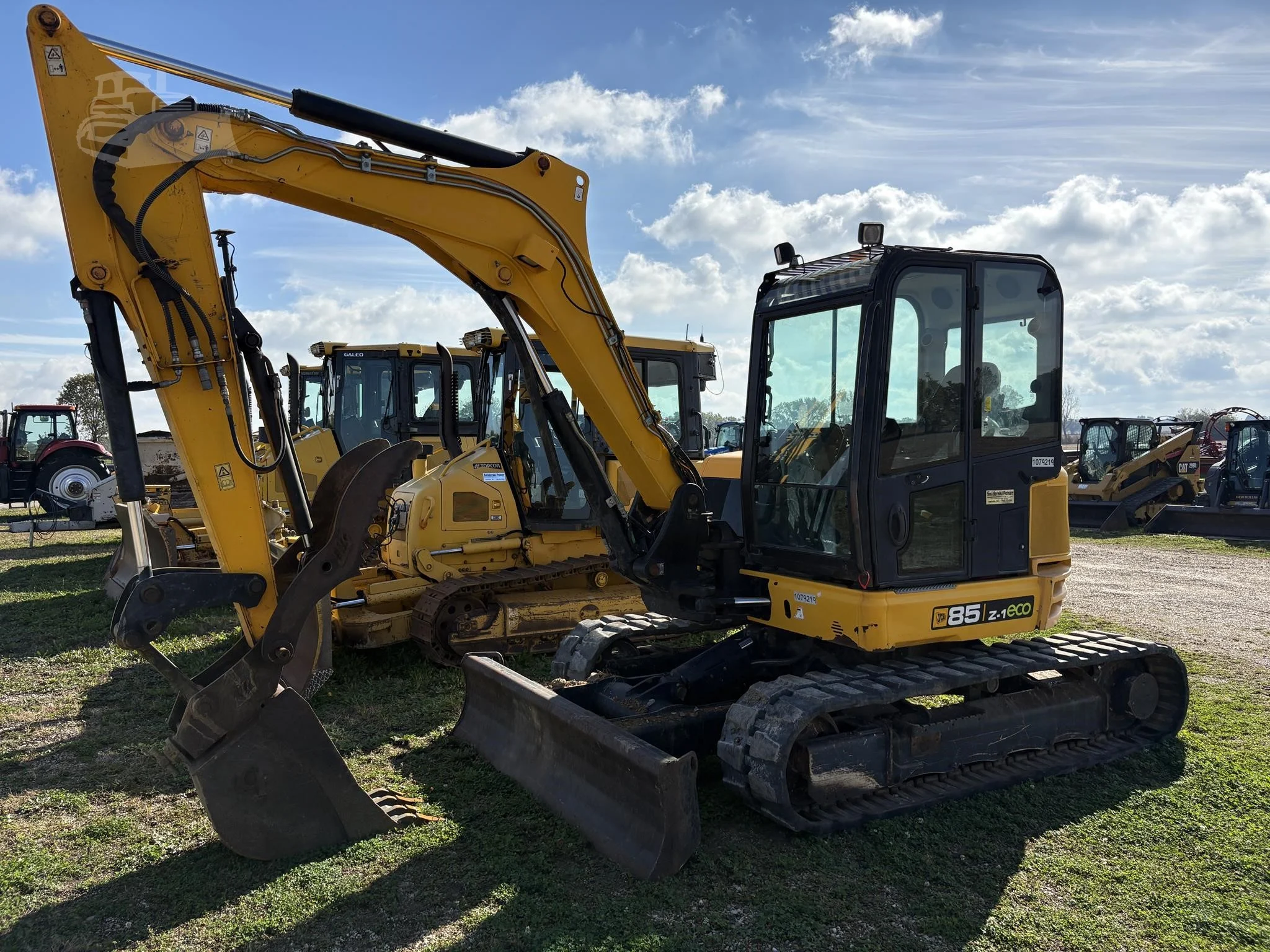 JCB Excavators - front view