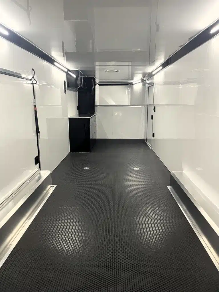 Enclosed ATC Gooseneck Car Trailer 2026 40ft. Aluminum ROM 500 w/Black Trim Package 5789