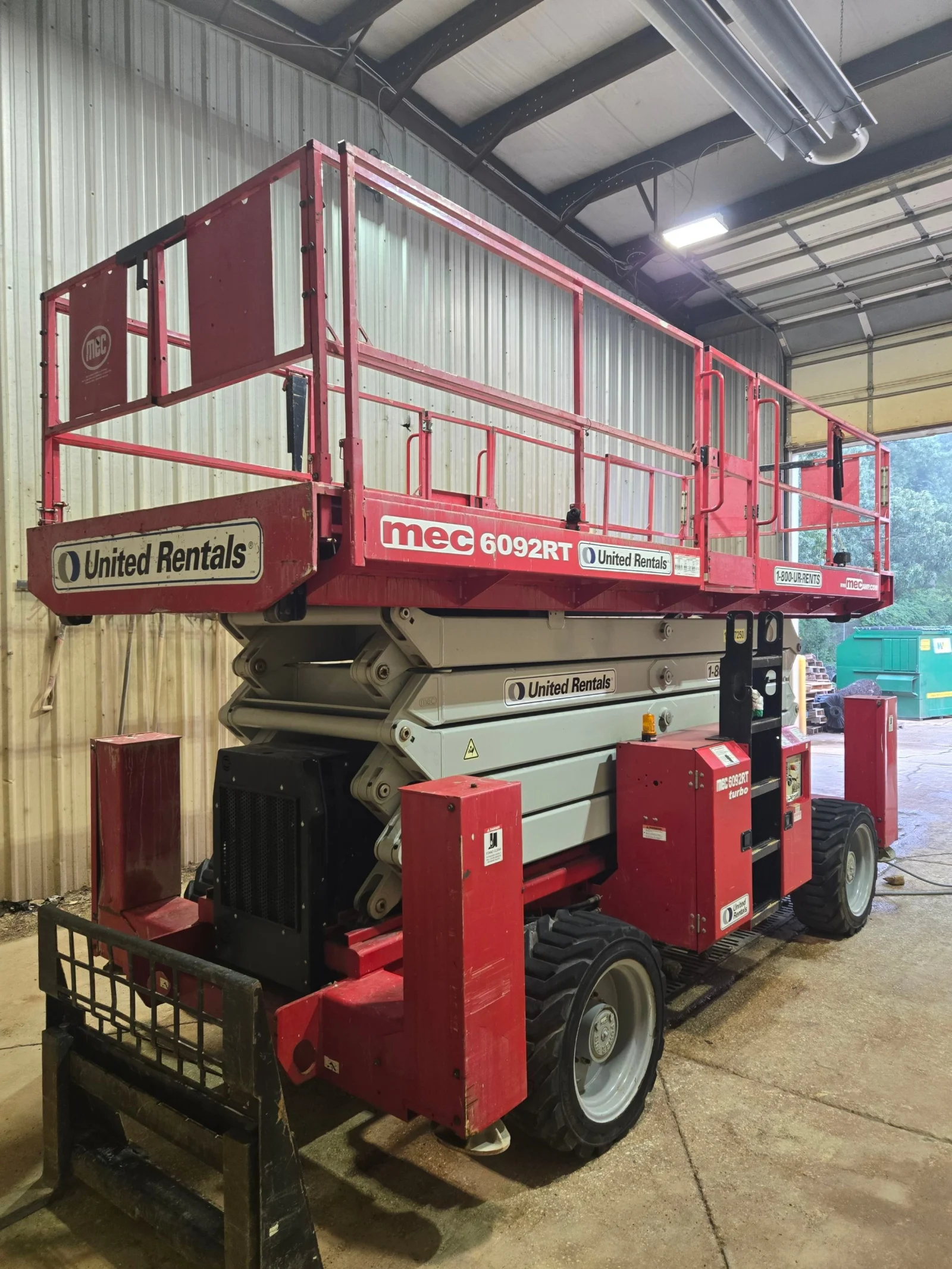 2018 MEC 6092RT Rough Terrain