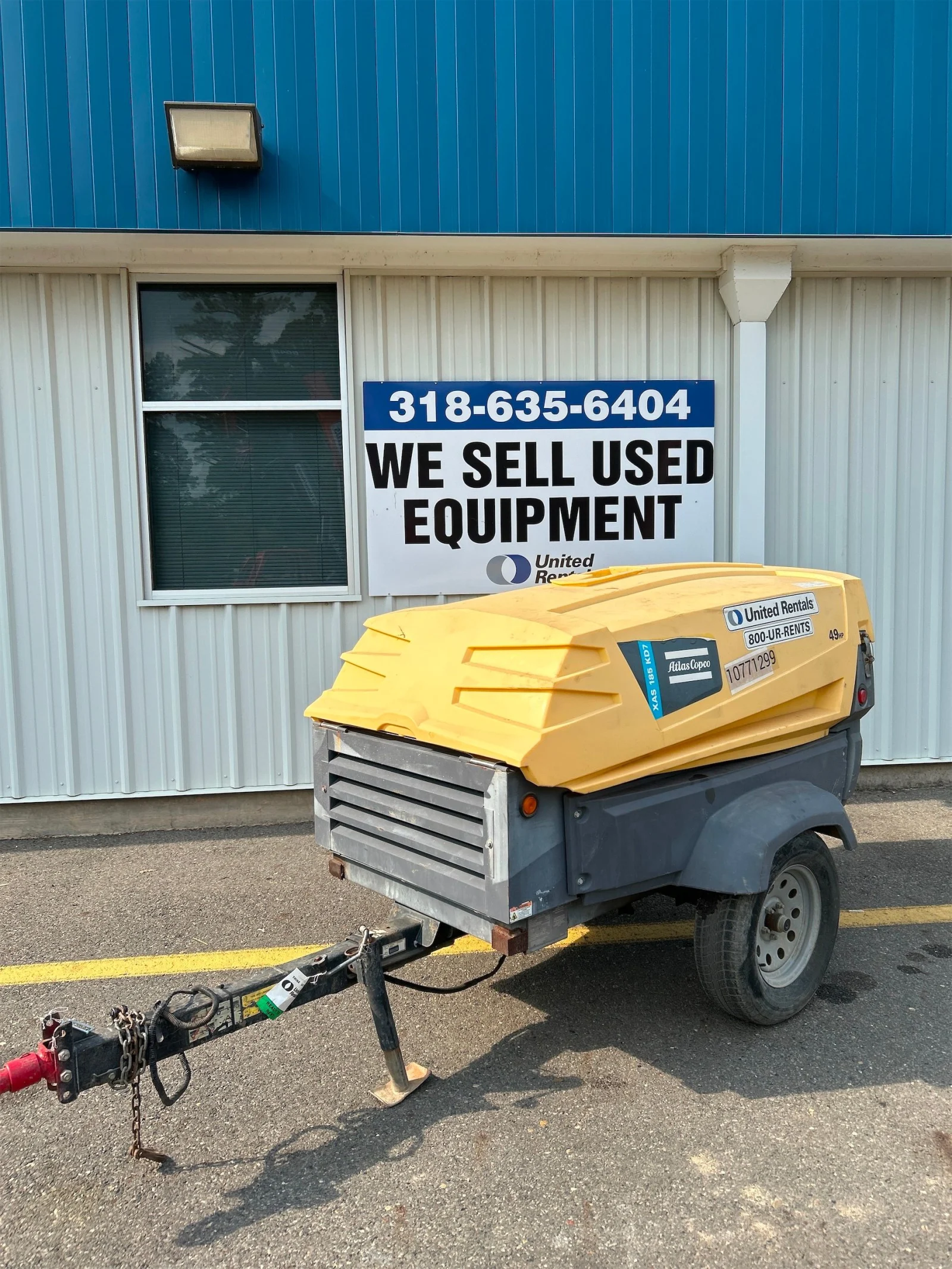 2018 Atlas Copco XAS185KD7 T4F