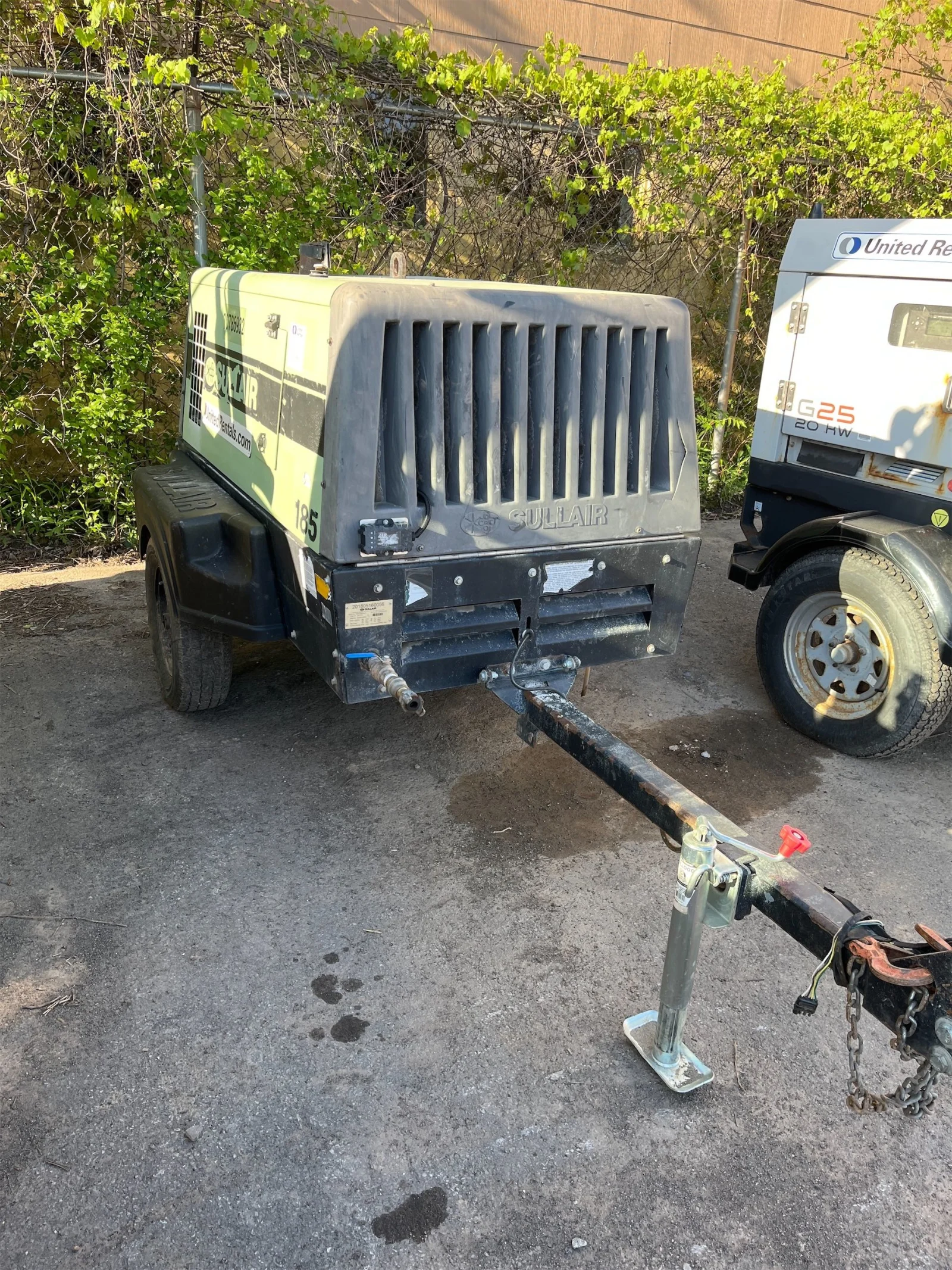 2018 Sullair 185DPQ-KU-T3