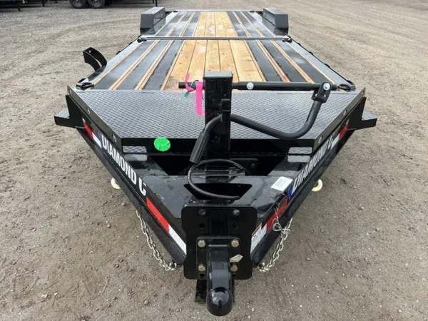 2024 Diamond C 7X24 20K Tilt Deck Equipment Trailer w/Spare Mount