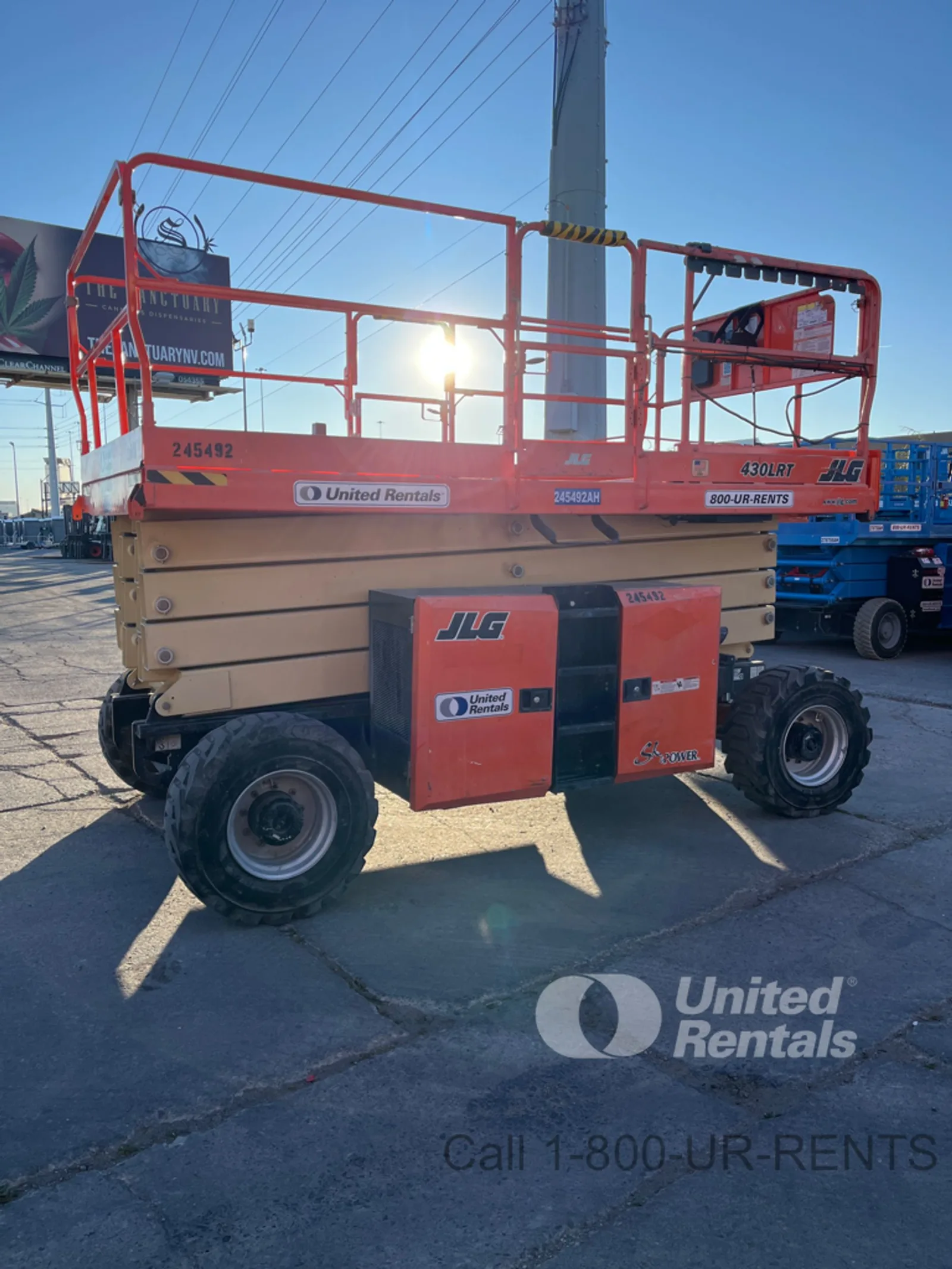 2020 JLG 430LRT Rough Terrain
