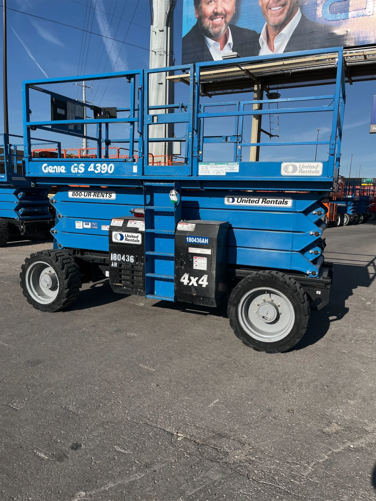 2016 Genie GS-4390 RT Rough Terrain