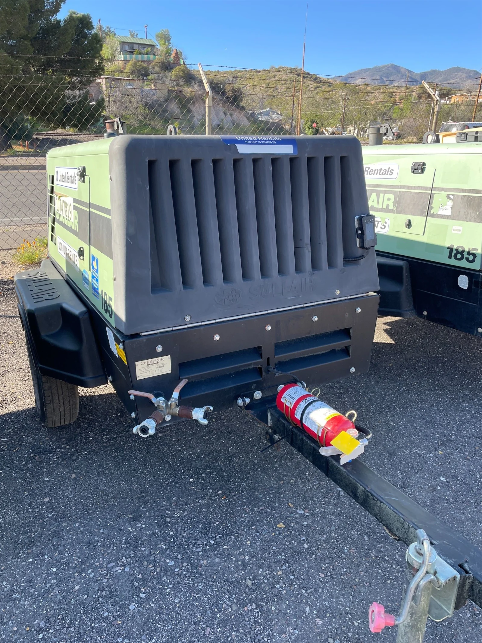 2018 Sullair 185DPQ-KU-T3