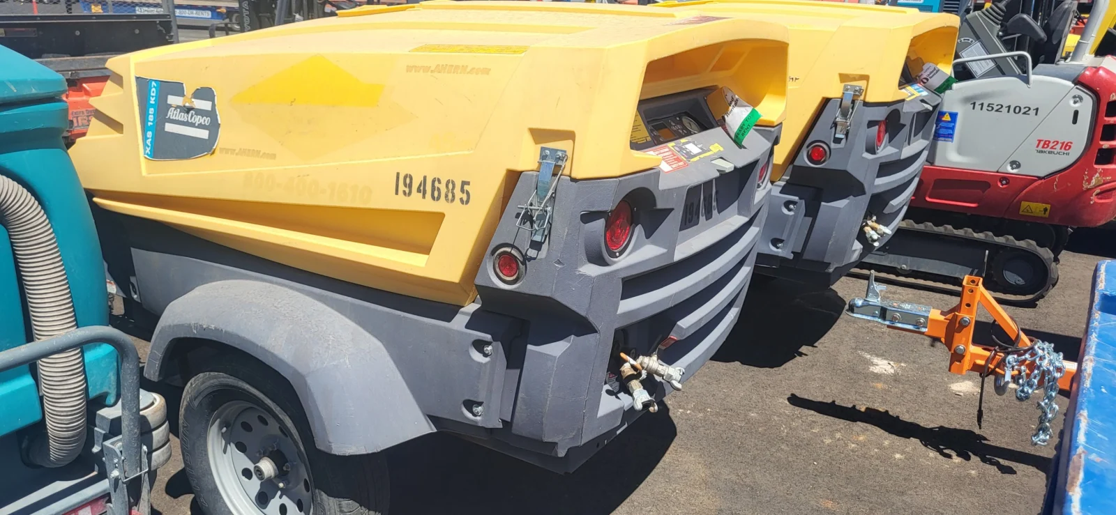 2017 Atlas Copco XAS185KD7FT4PE