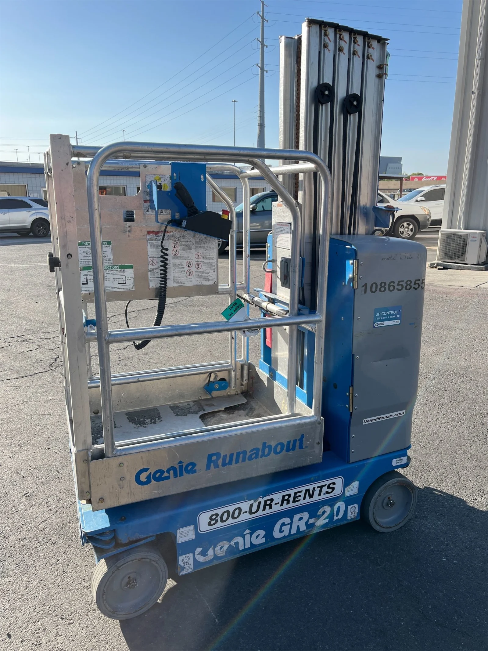 2018 Genie GR-20 Self-Propelled One-Person