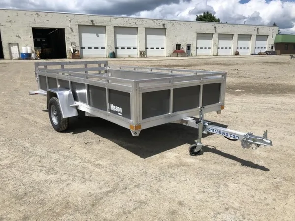 2022 Mission Trailers 6×12 Aluminum Open Utility w/Integrated Rear Ramp