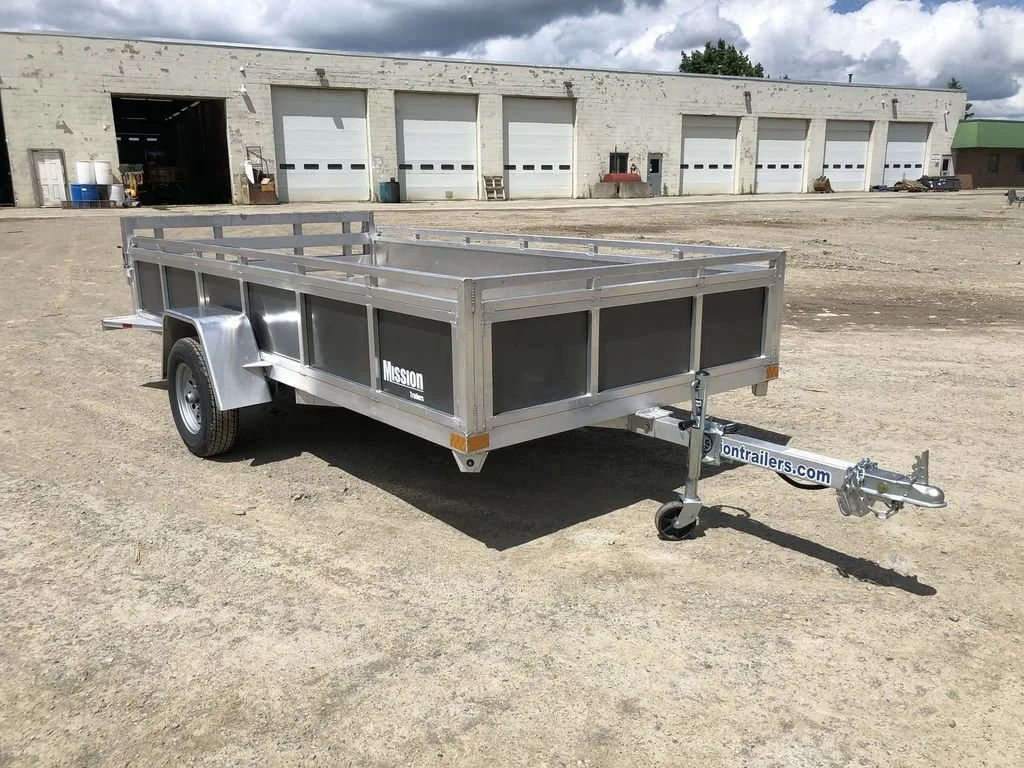 2022 Mission Trailers 6×12 Aluminum Open Utility w/Integrated Rear Ramp