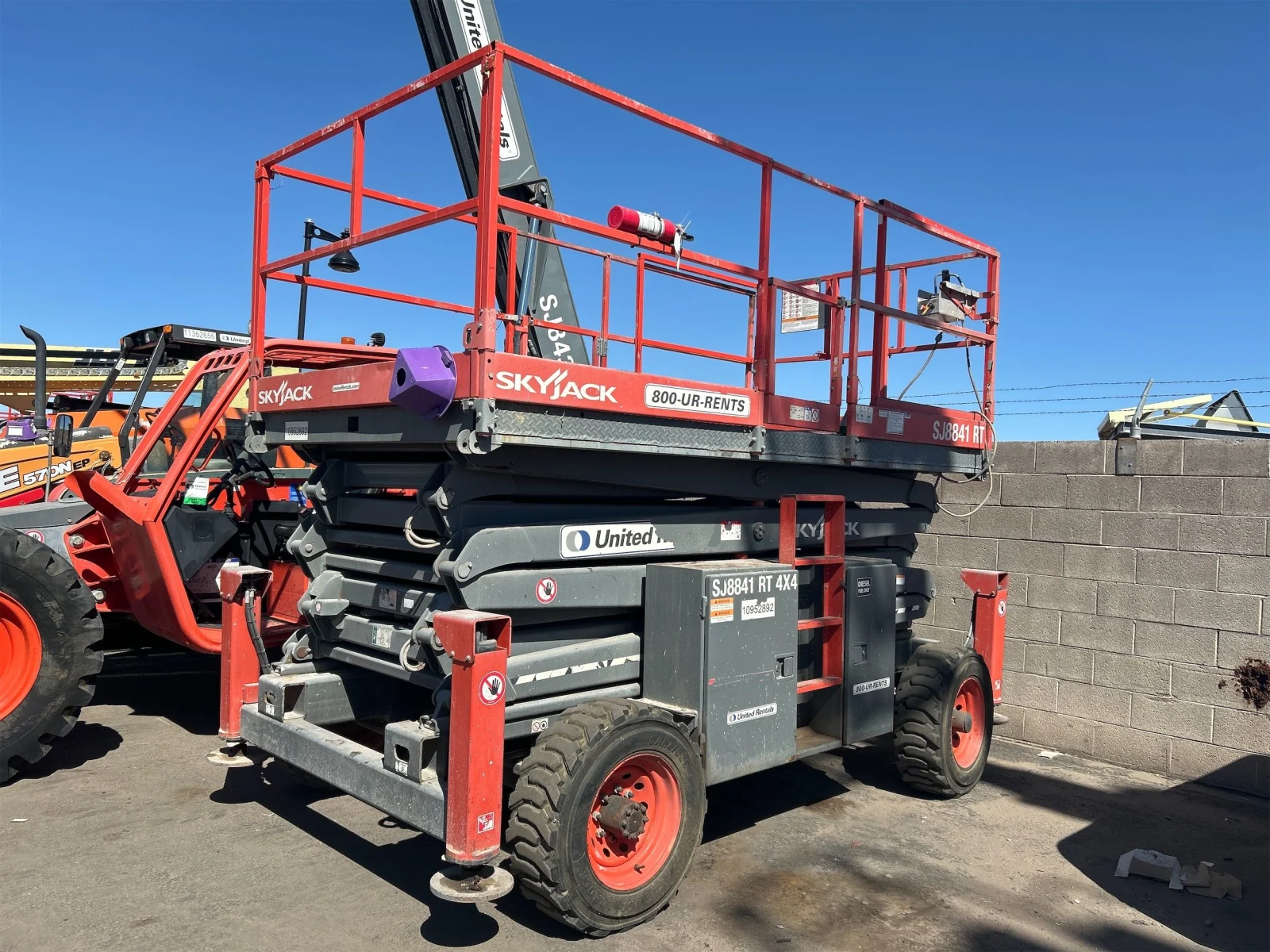 2019 Skyjack SJ8841RT Rough Terrain