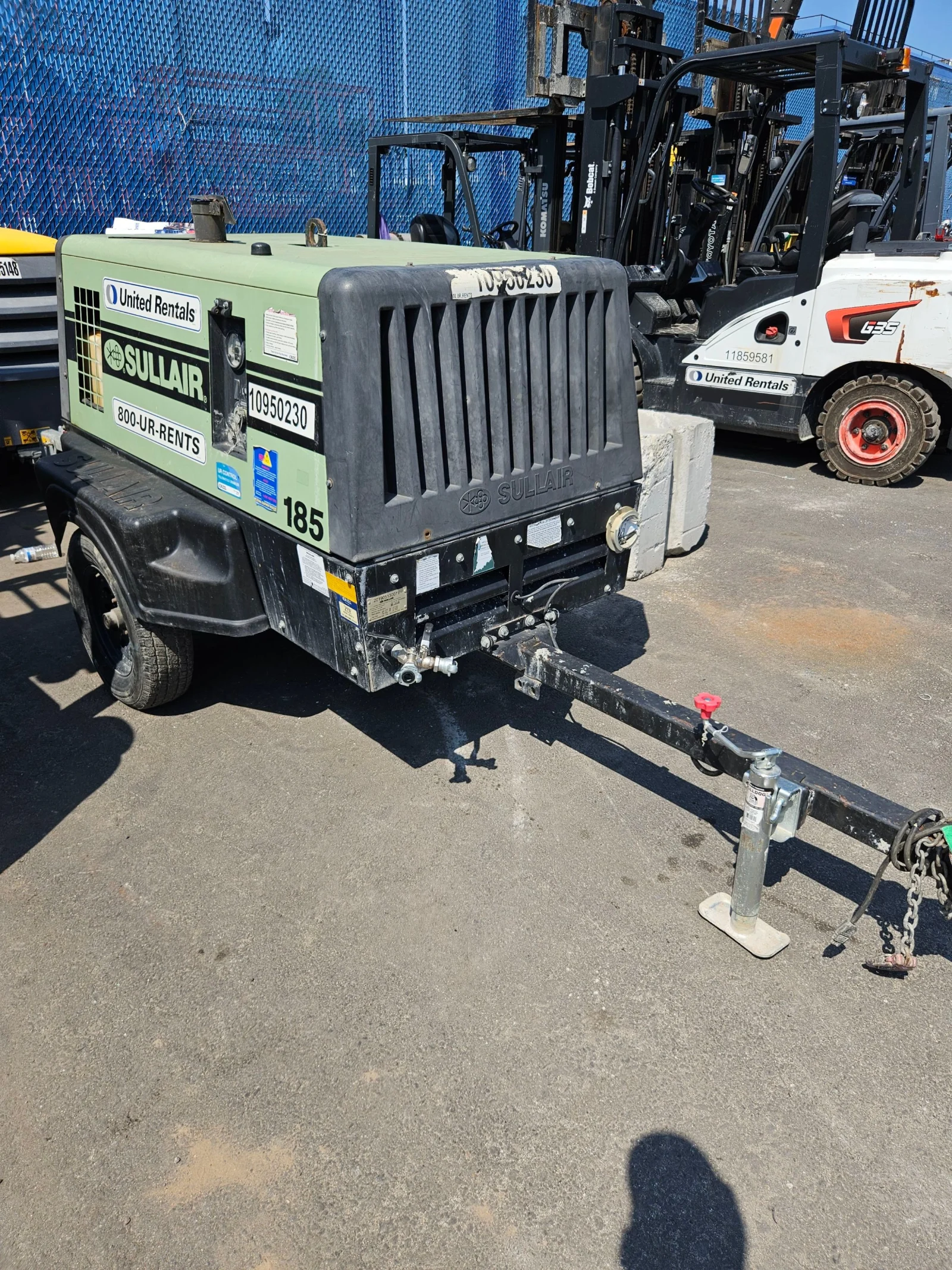 2019 Sullair 185DPQ-KU-T3