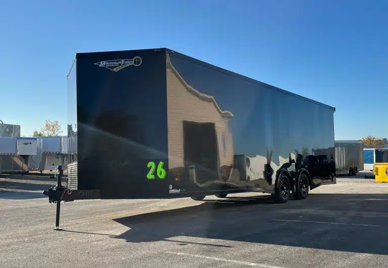Enclosed Car Hauler 2025 26ft. Blaze w/Finished Interior & Black-Out Package 0411