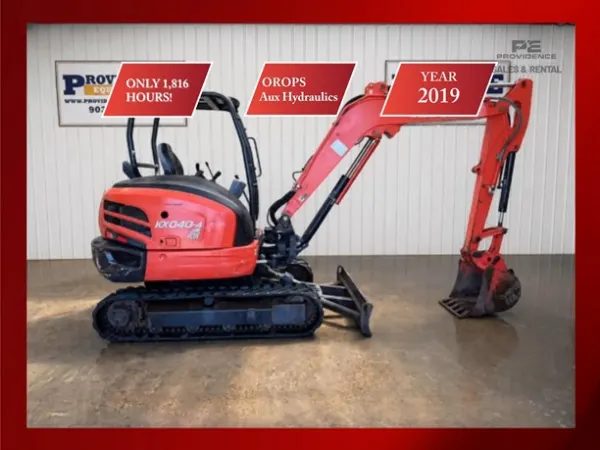 2019 Kubota KX040-4