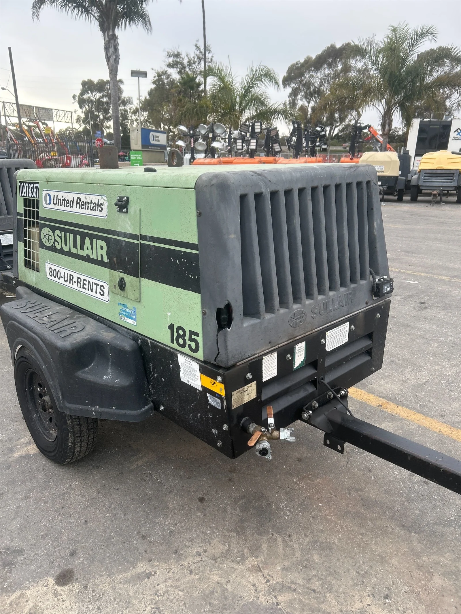 2019 Sullair 185DPQ-KU-T3