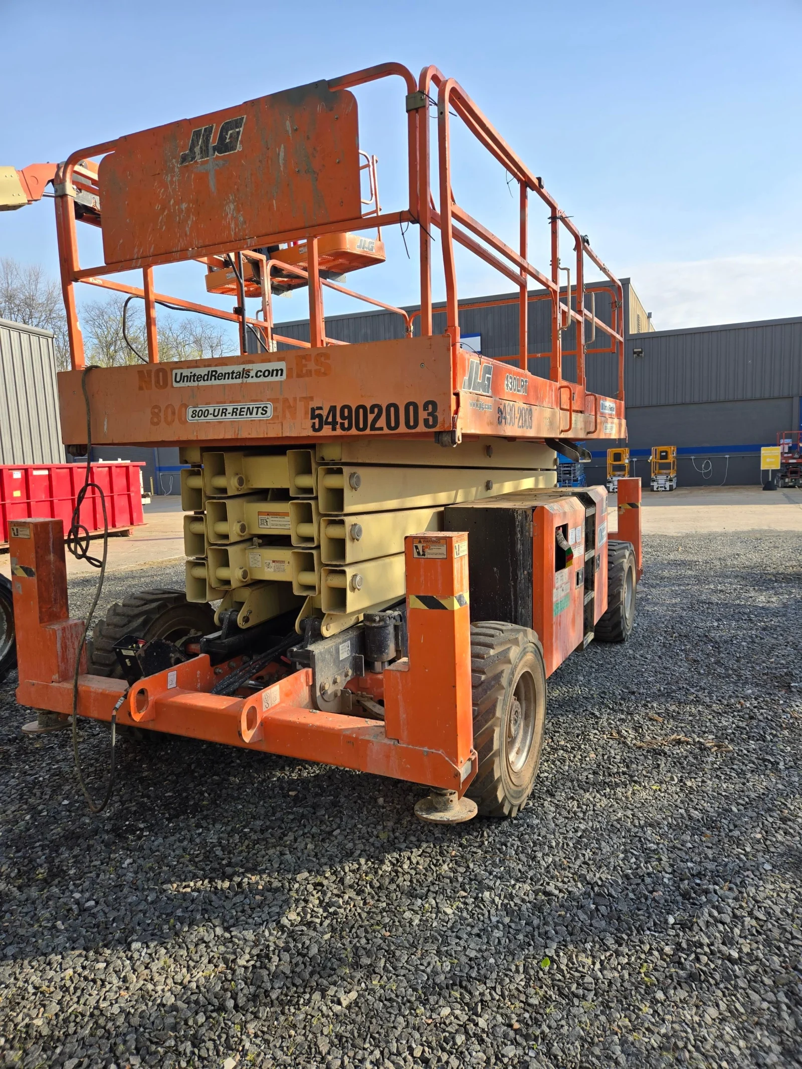 2018 JLG 430LRT Rough Terrain