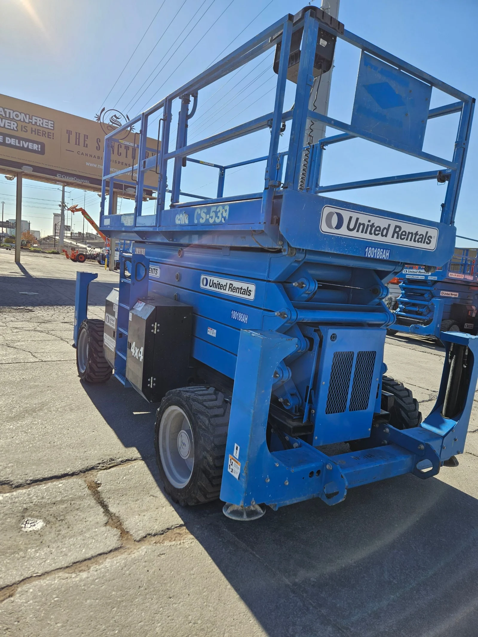 2016 Genie GS-5390 RT Rough Terrain