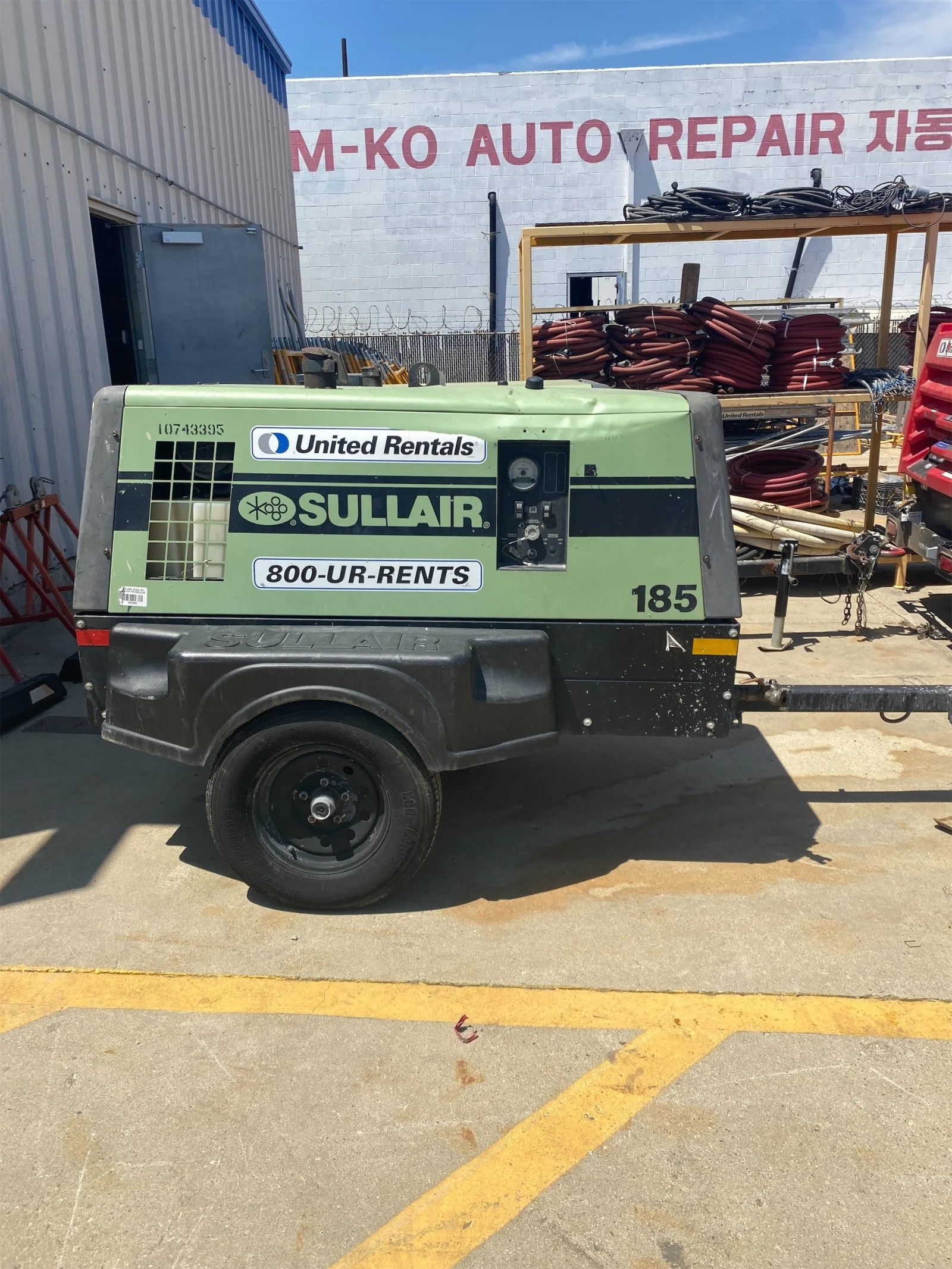 2018 Sullair 185DPQ-KU-T3