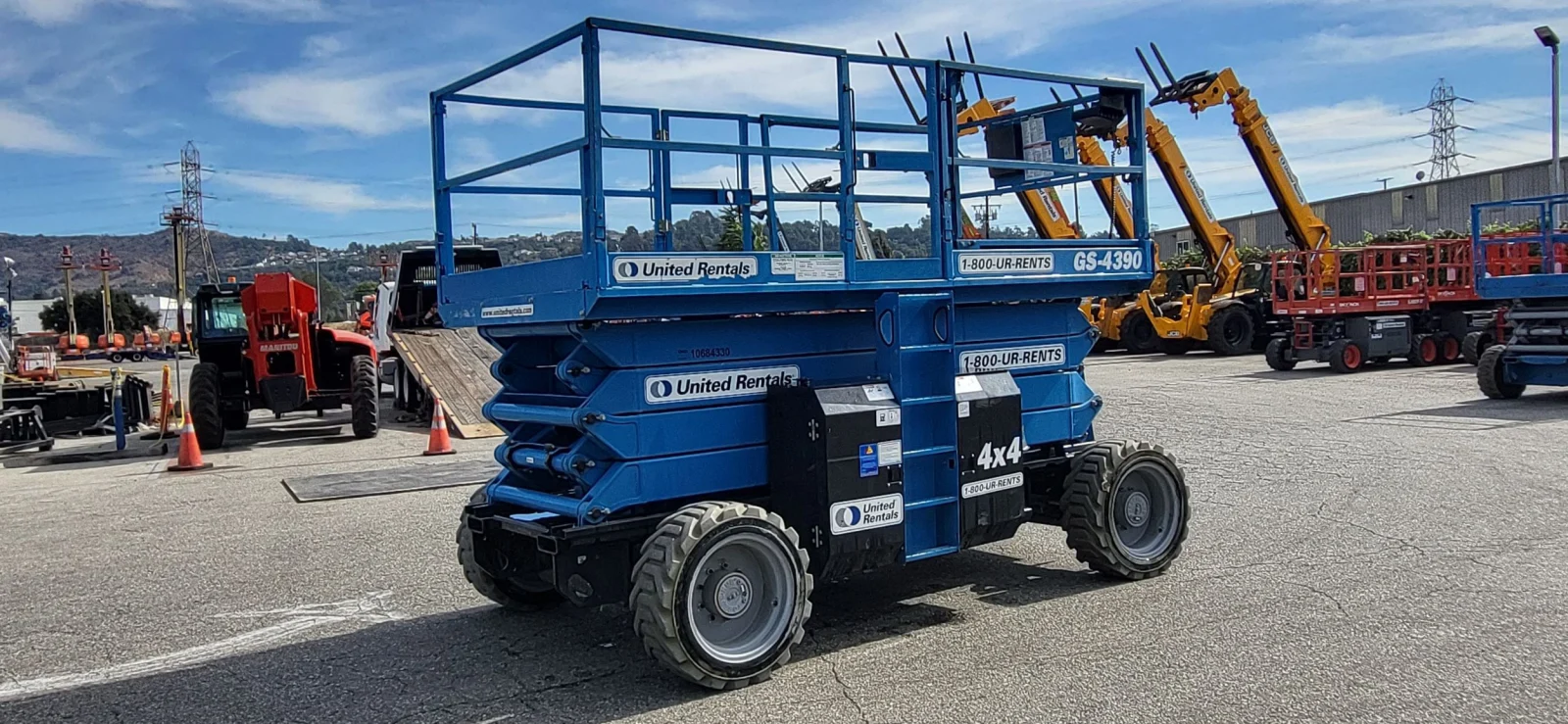 2017 Genie GS-4390 RT Rough Terrain