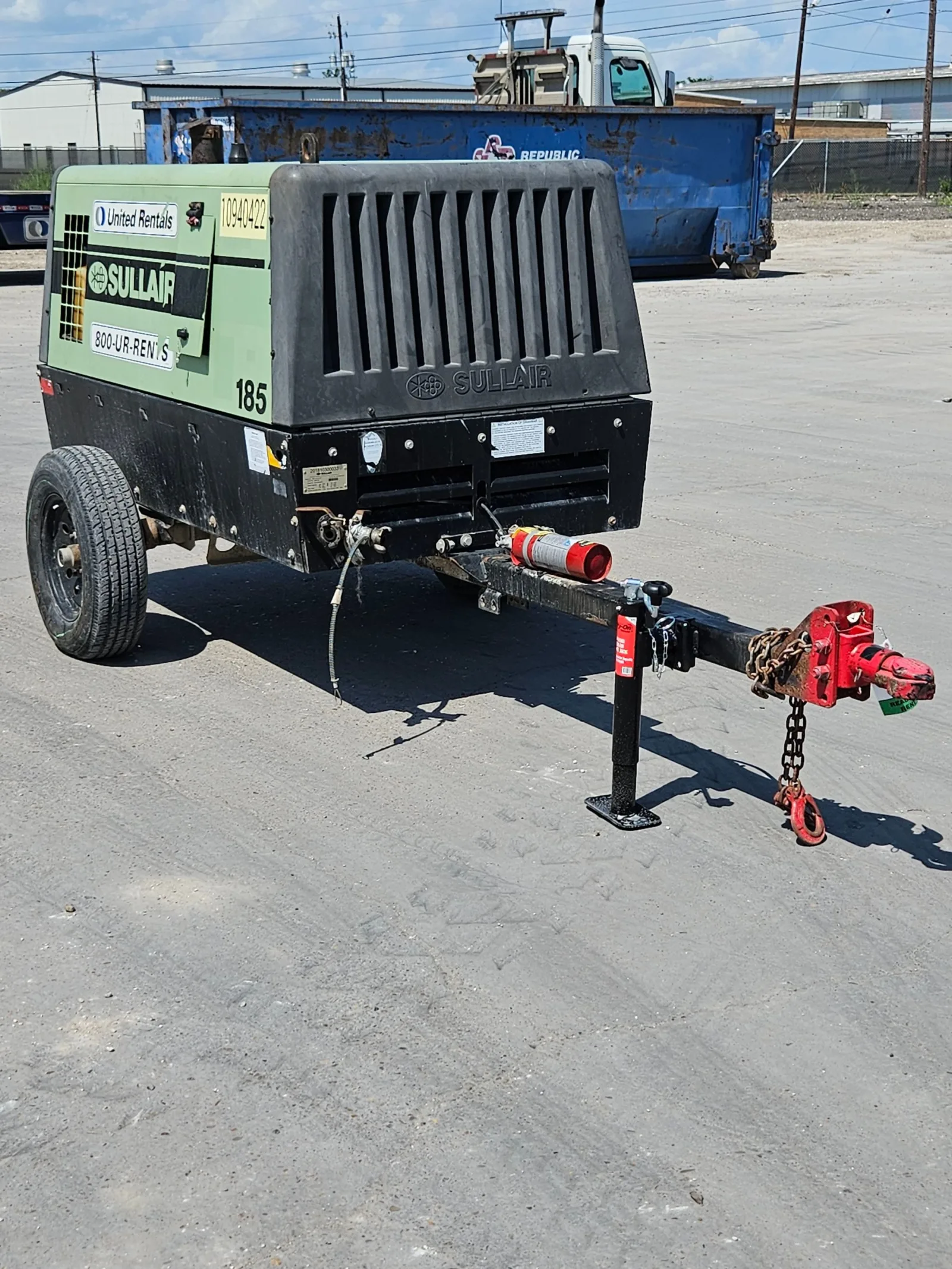 2019 Sullair 185DPQ-KU-T3