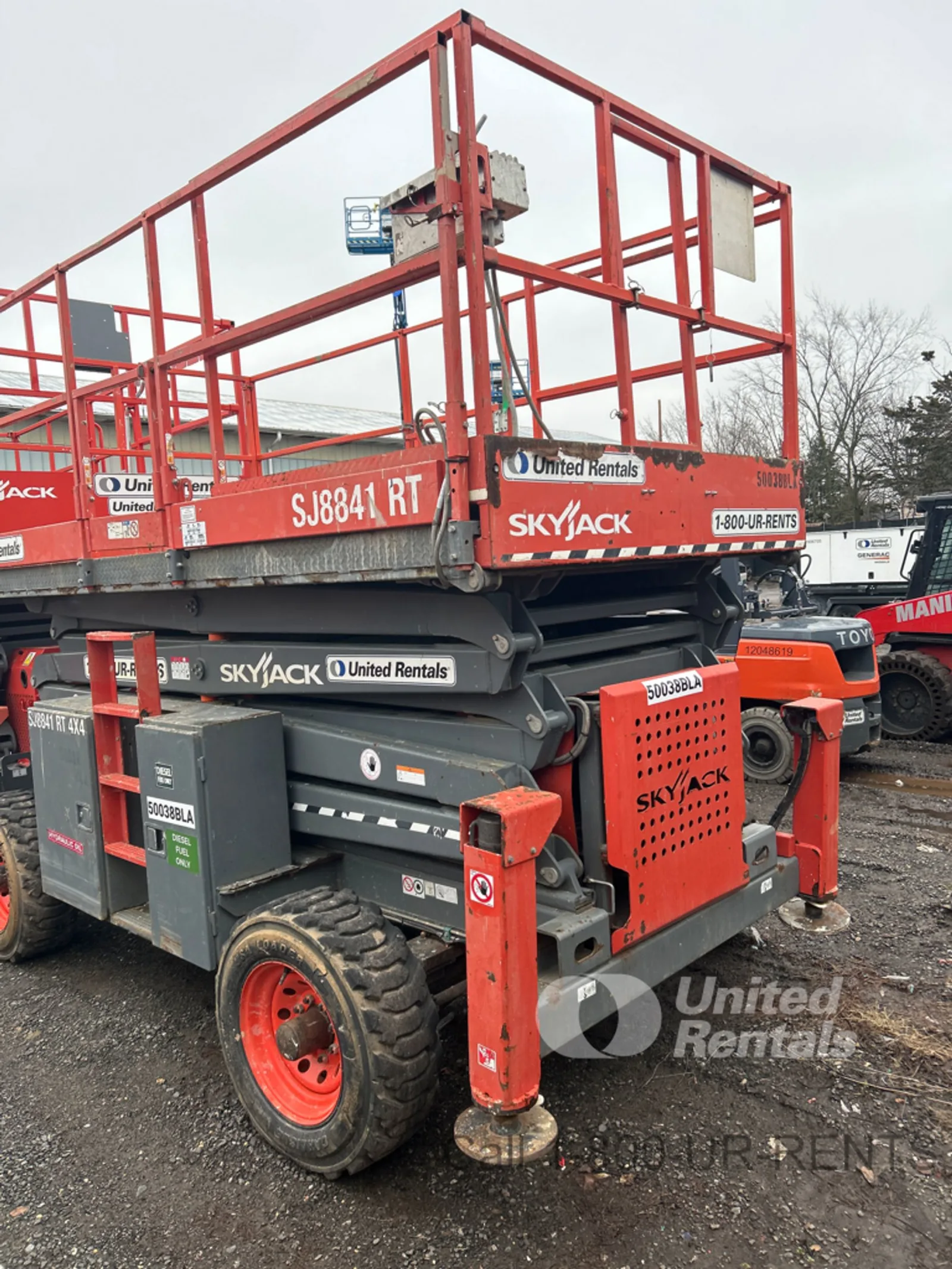 2017 Skyjack SJ8841RT Rough Terrain