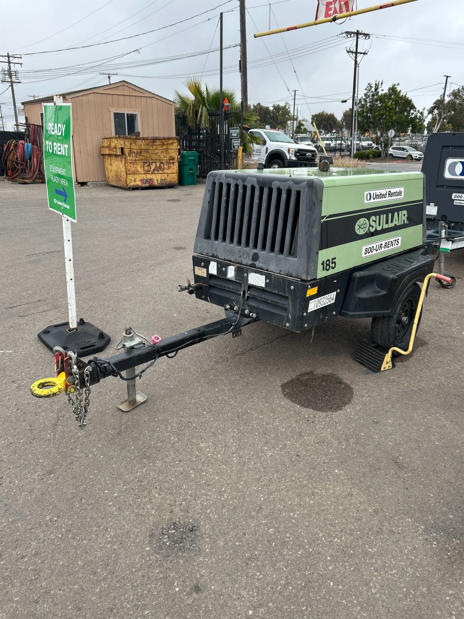 2019 Sullair 185DPQ-KU-T3
