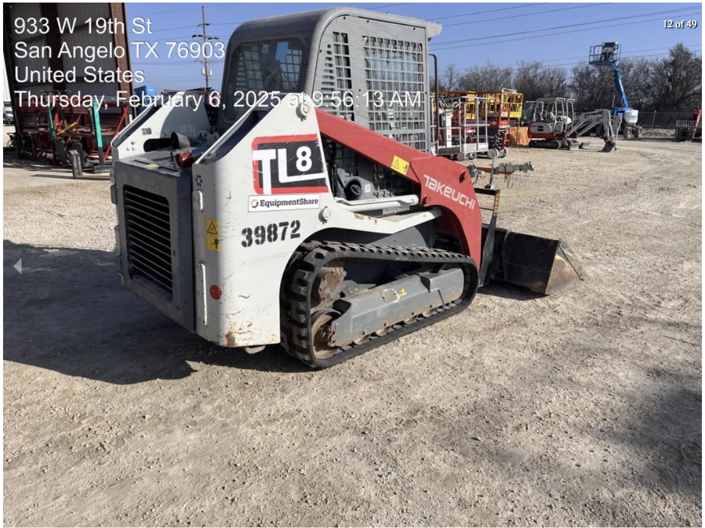 2019 Takeuchi TL8