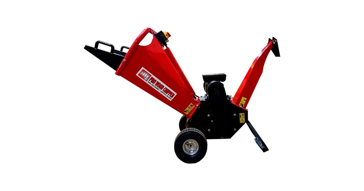 220V Wood Shredder Machine - front view