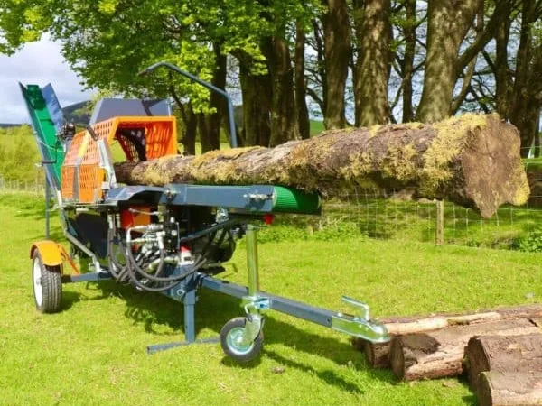 Rima 400mm Firewood Processor - front view