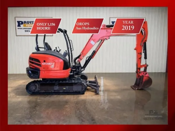 2019 Kubota KX040-4