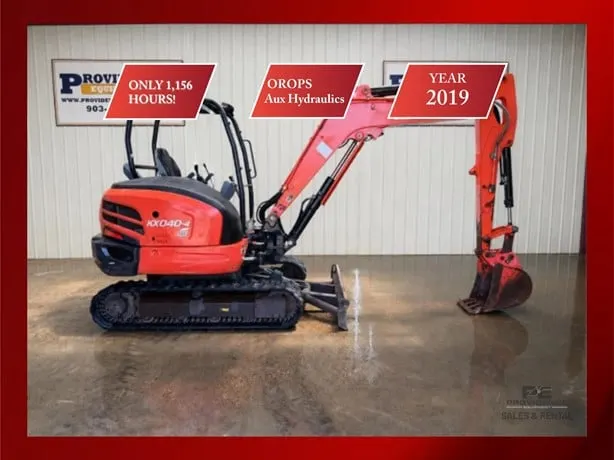 2019 Kubota KX040-4