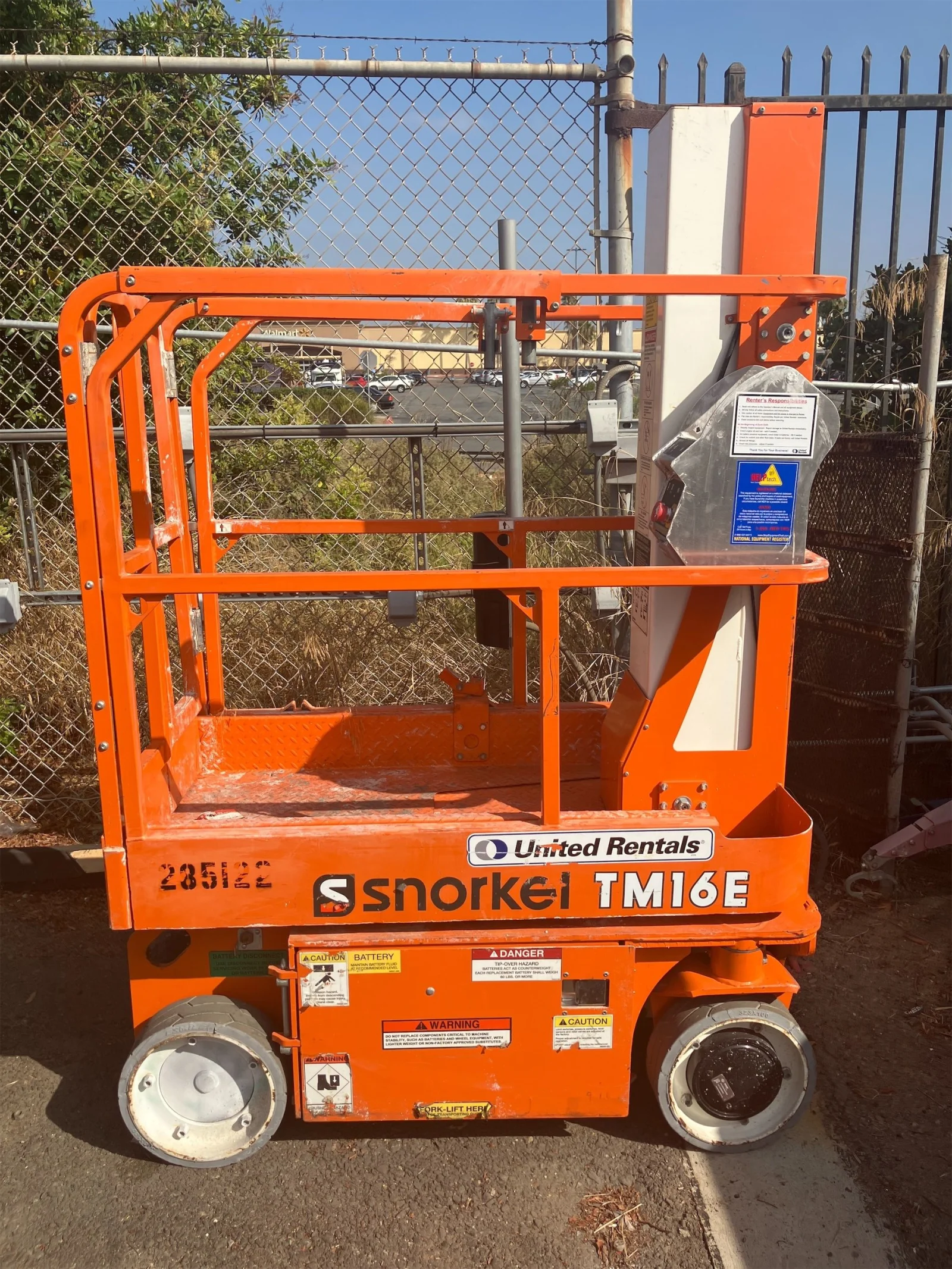 2021 Snorkel TM16E Self-Propelled One-Person