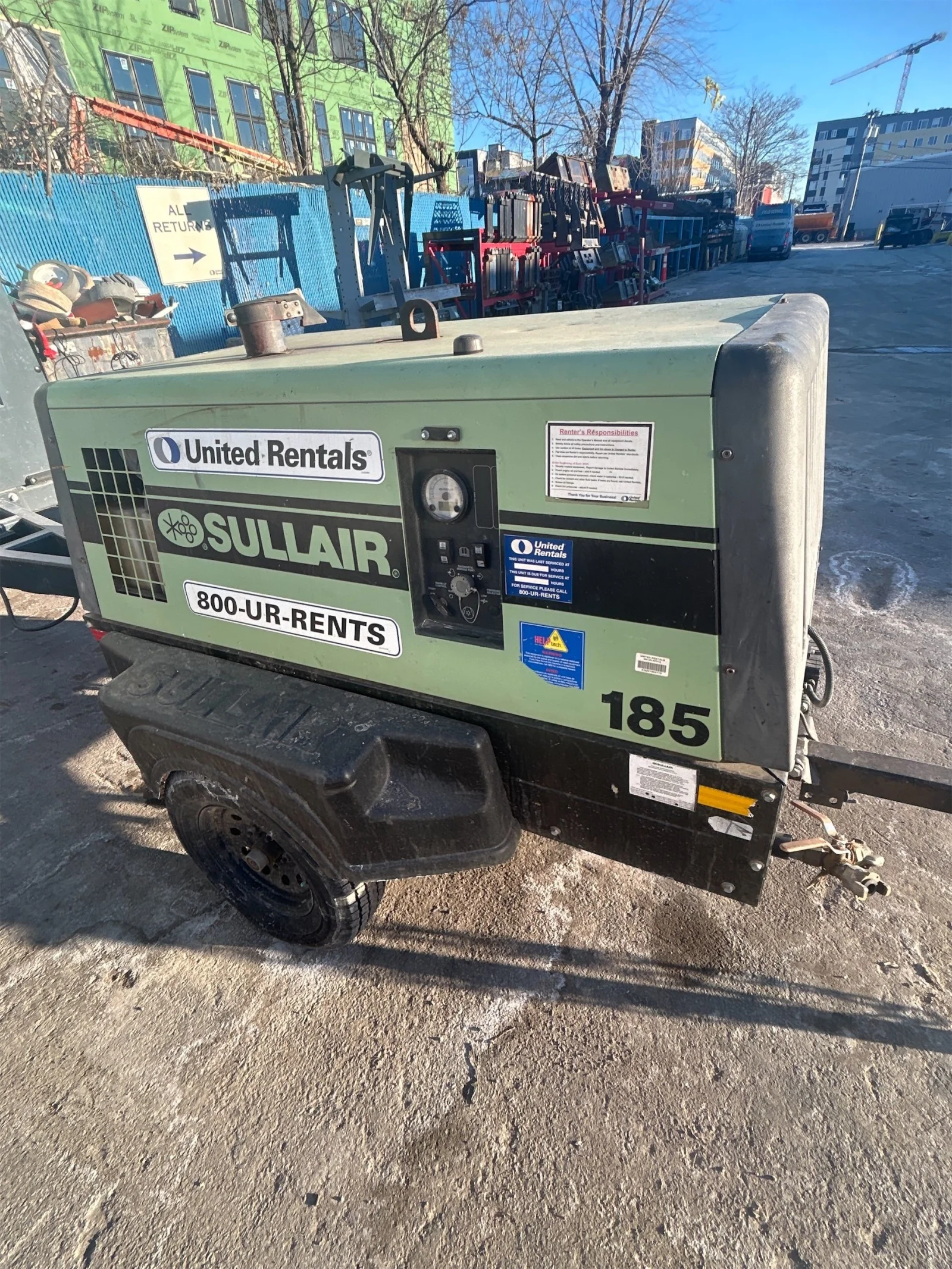 2018 Sullair 185DPQ-KU-T3