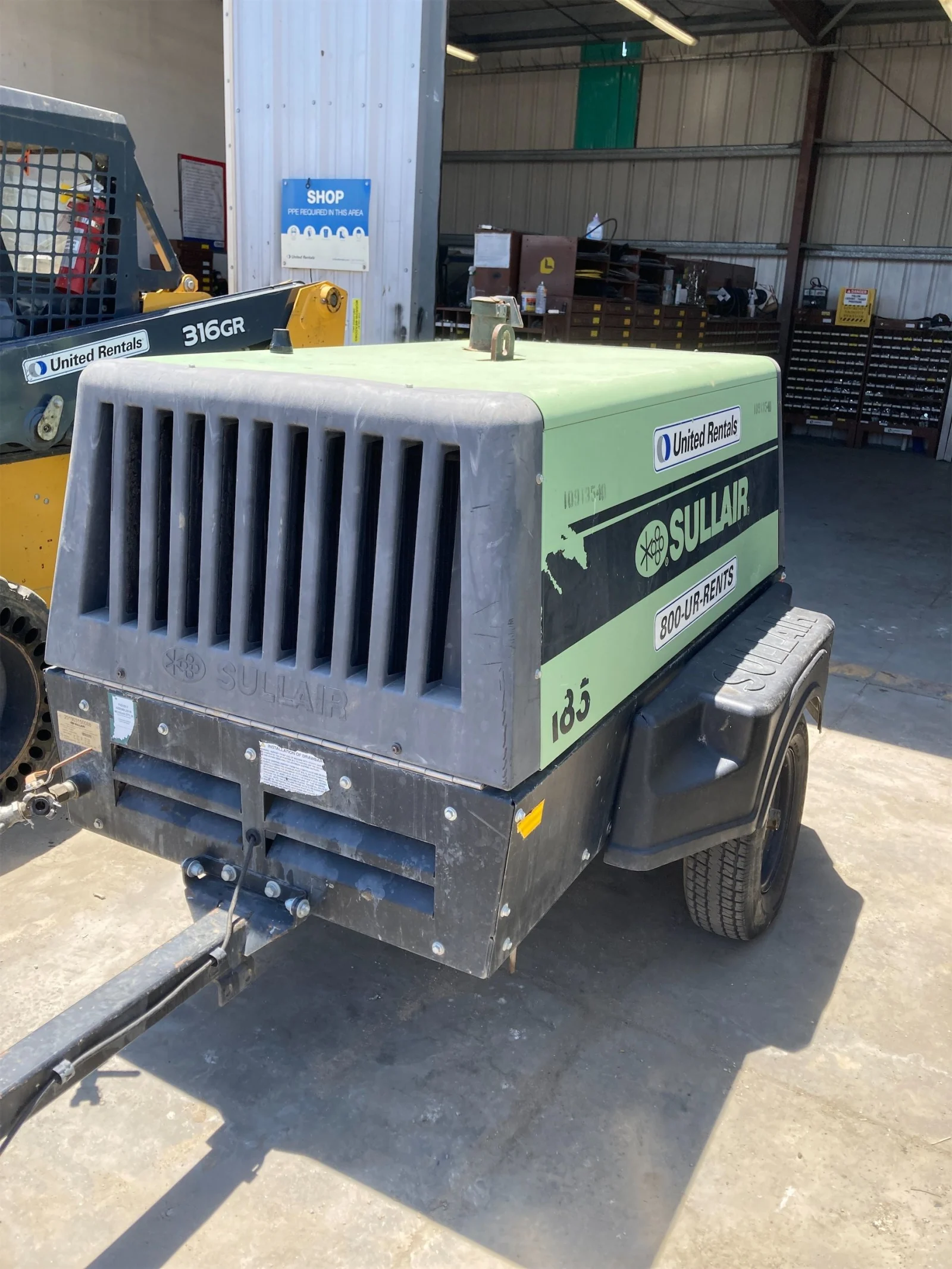 2019 Sullair 185DPQ-KU-T3