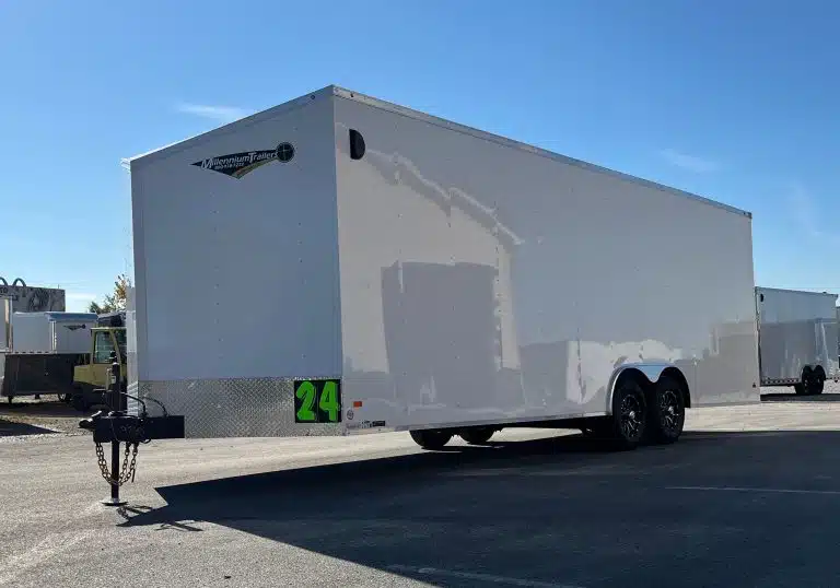 Enclosed Car Hauler 2026 24ft. Hero w/Heavy Duty Ramp Door & Aluminum Wheels 9860