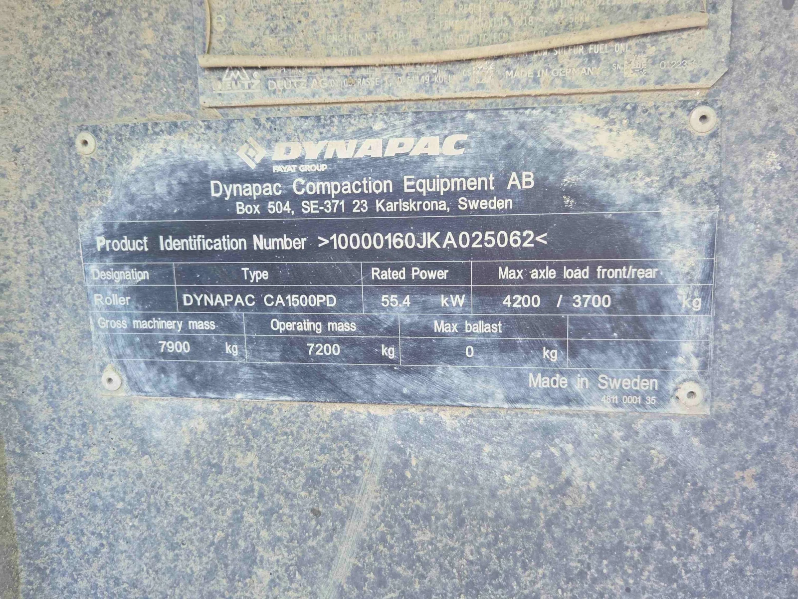 2019 Dynapac CA 1500PD