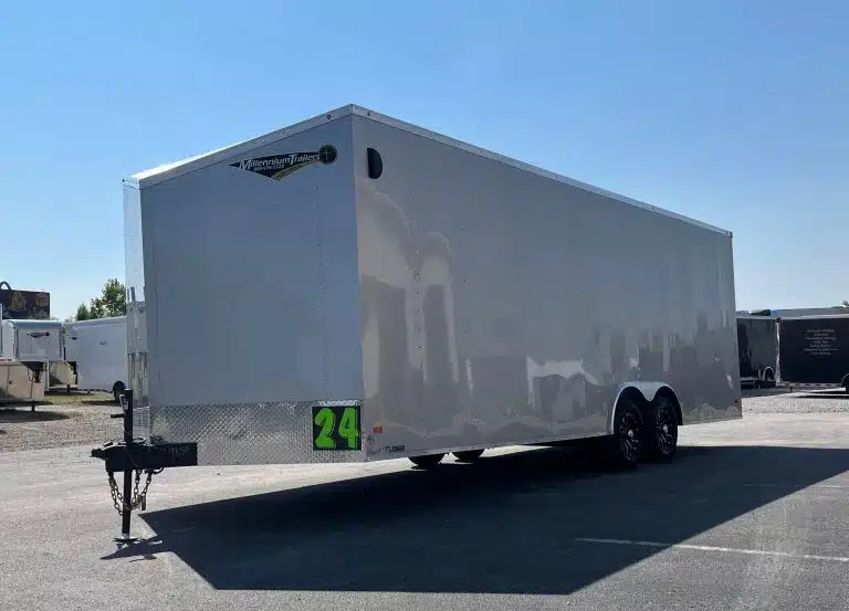 Enclosed Car Hauler 2026 24ft. Hero w/Heavy Duty Ramp Door & Aluminum Wheels 0941