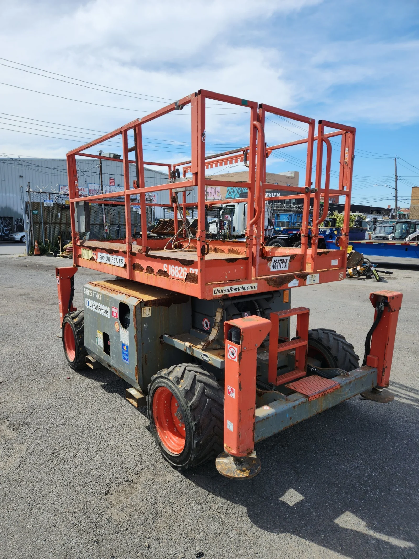 2017 Skyjack SJ6826RT Rough Terrain