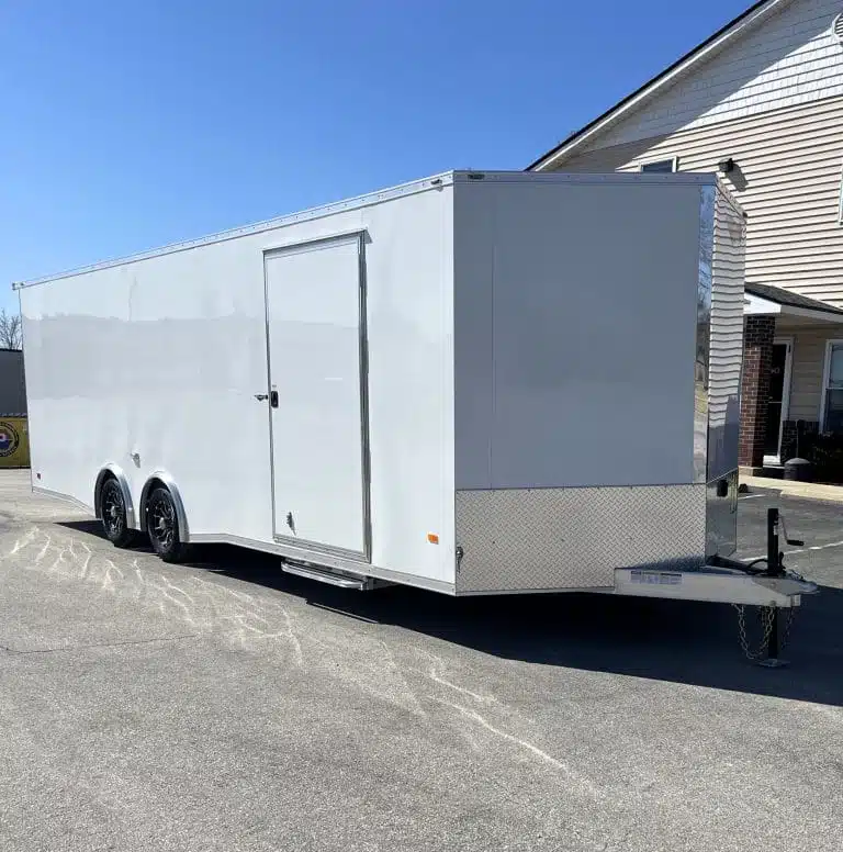 Enclosed Car Hauler 2026 26ft. Aluminum Blaze w/Finished Interior & Aluminum Wheels 1042