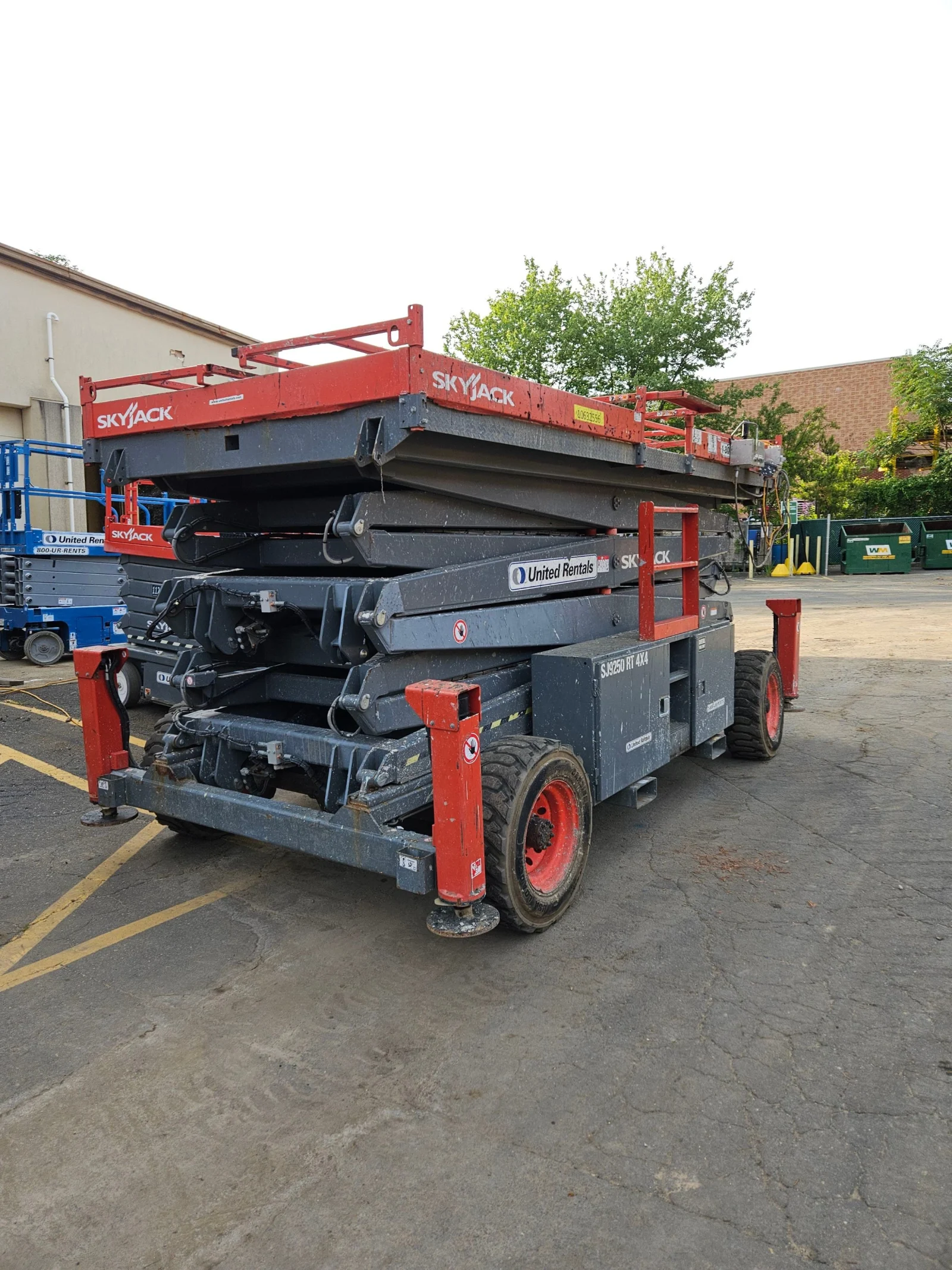 2017 Skyjack SJ9250RT Rough Terrain
