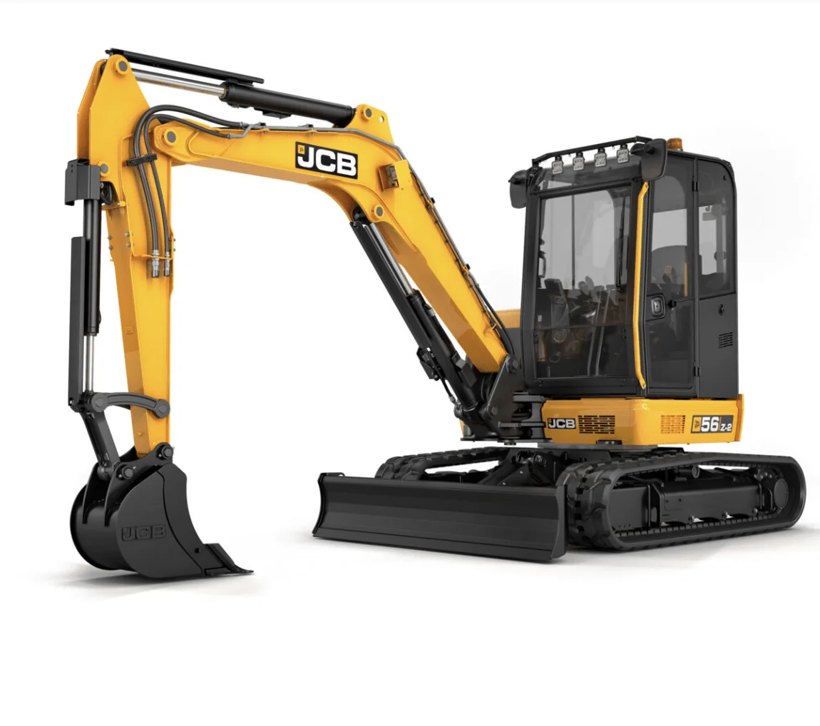 JCB Excavators - front view