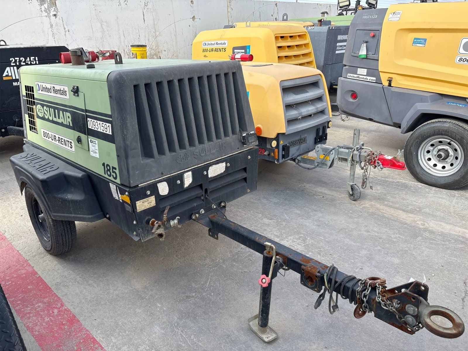 2019 Sullair 185DPQ-KU-T3