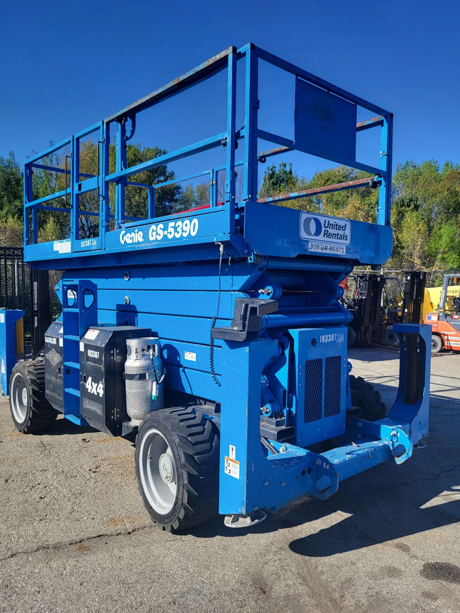 2017 Genie GS-5390 RT Rough Terrain